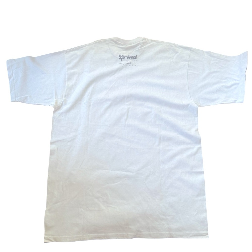 Vintage Tupac 2PAC Men’s Rap Graphic T Shirt White Bandana Thug Life Glow N Dark - Picture 6 of 14